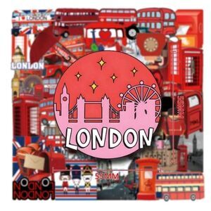 London England Assorted Stickers